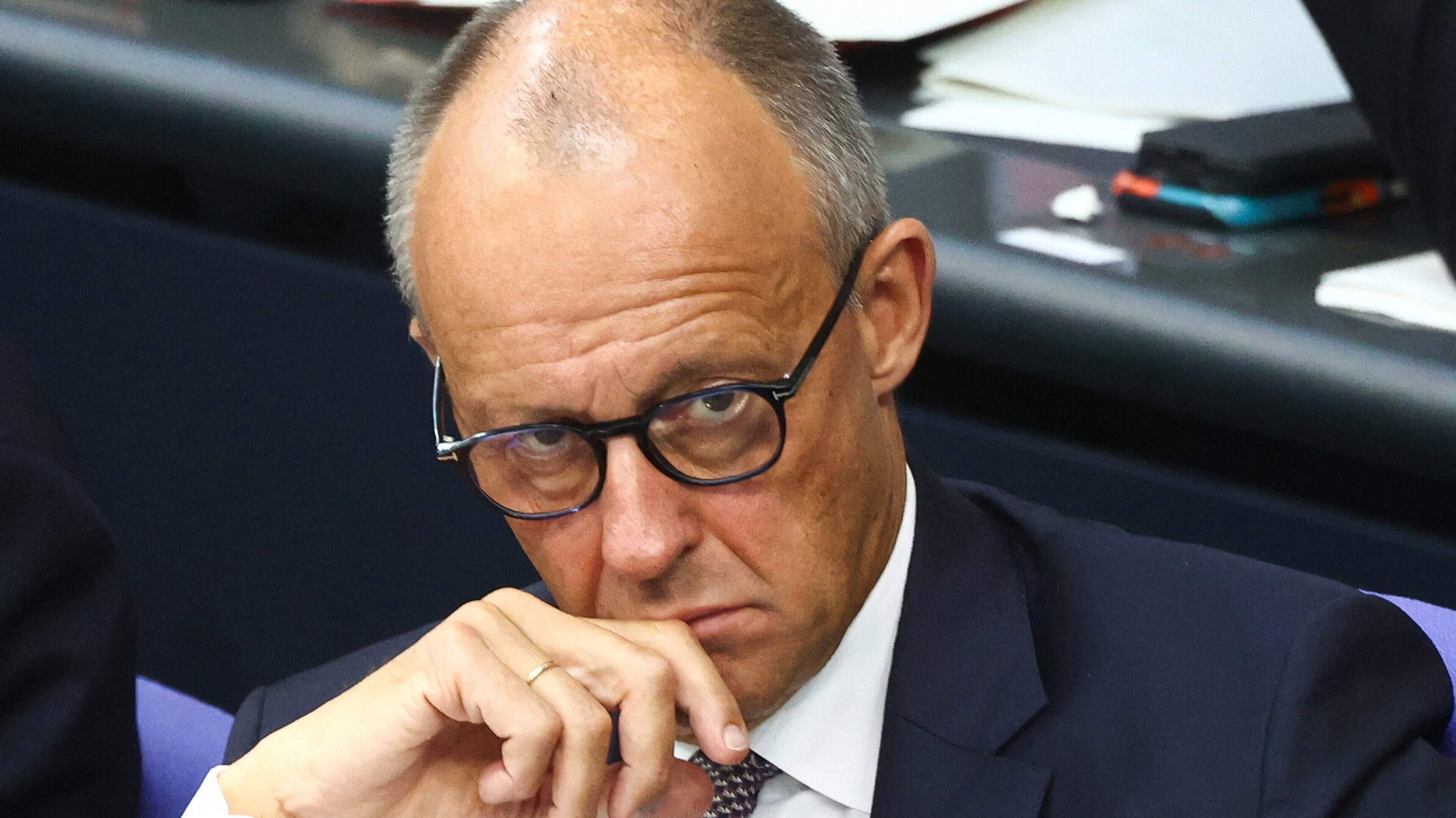 Exit polls show Merz’s party suffering heavy losses in German state election